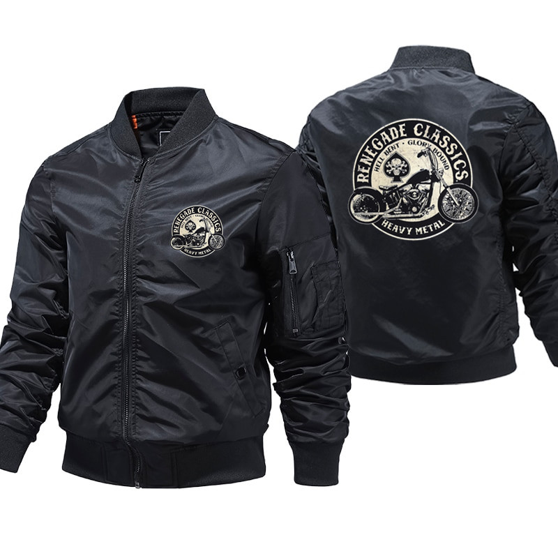 Vintage Windbreaker Nylon - Vintage Bounds Motorcycle USA Heavy Metal
