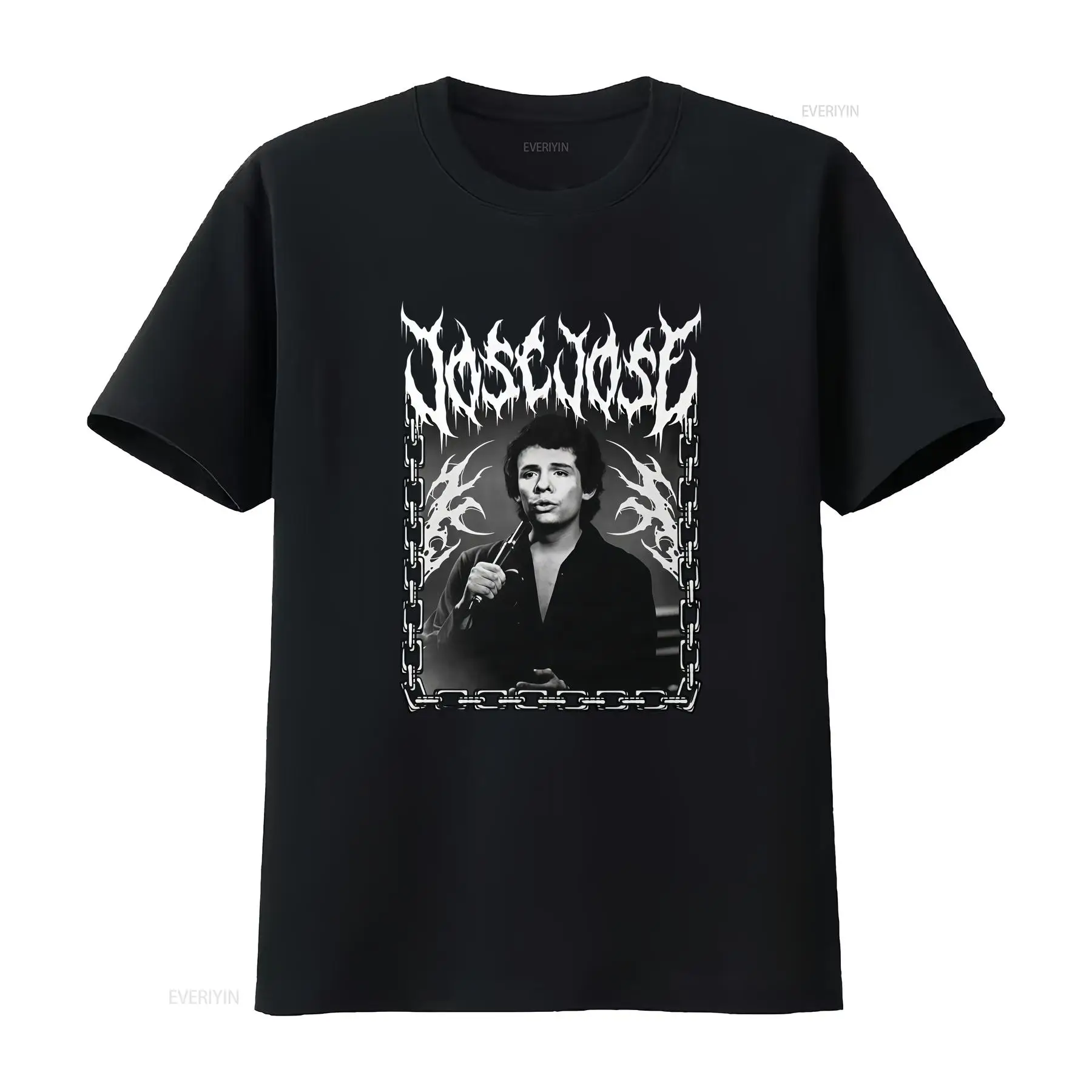 Vintage Fashion La - Jose Dark Metal Lettering T Shirt
