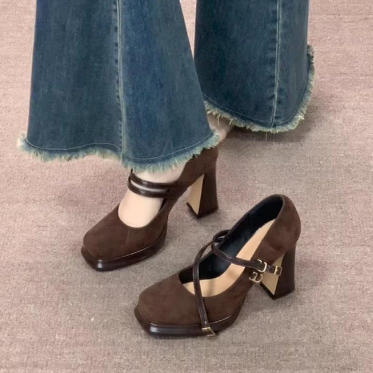 Vintage Thick High Women Mary  - Vintage Fashion Online review and price