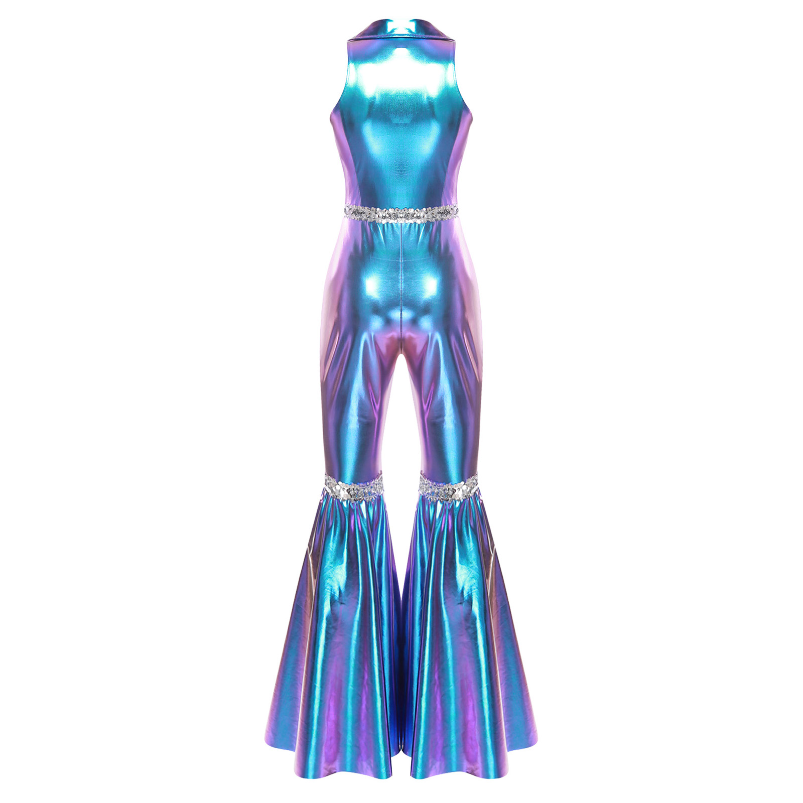 Women Vintage 70s Disco Jumpsu - Vintage Fashion Dresses review and price