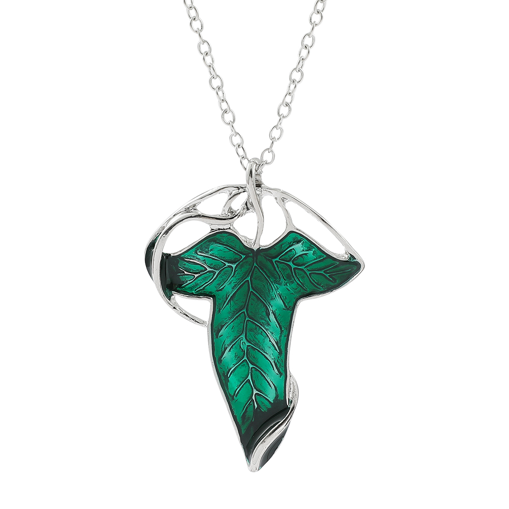 Vintage Green Leaf Pendant Nec - Vintage Fashion Enthusiasts review and price