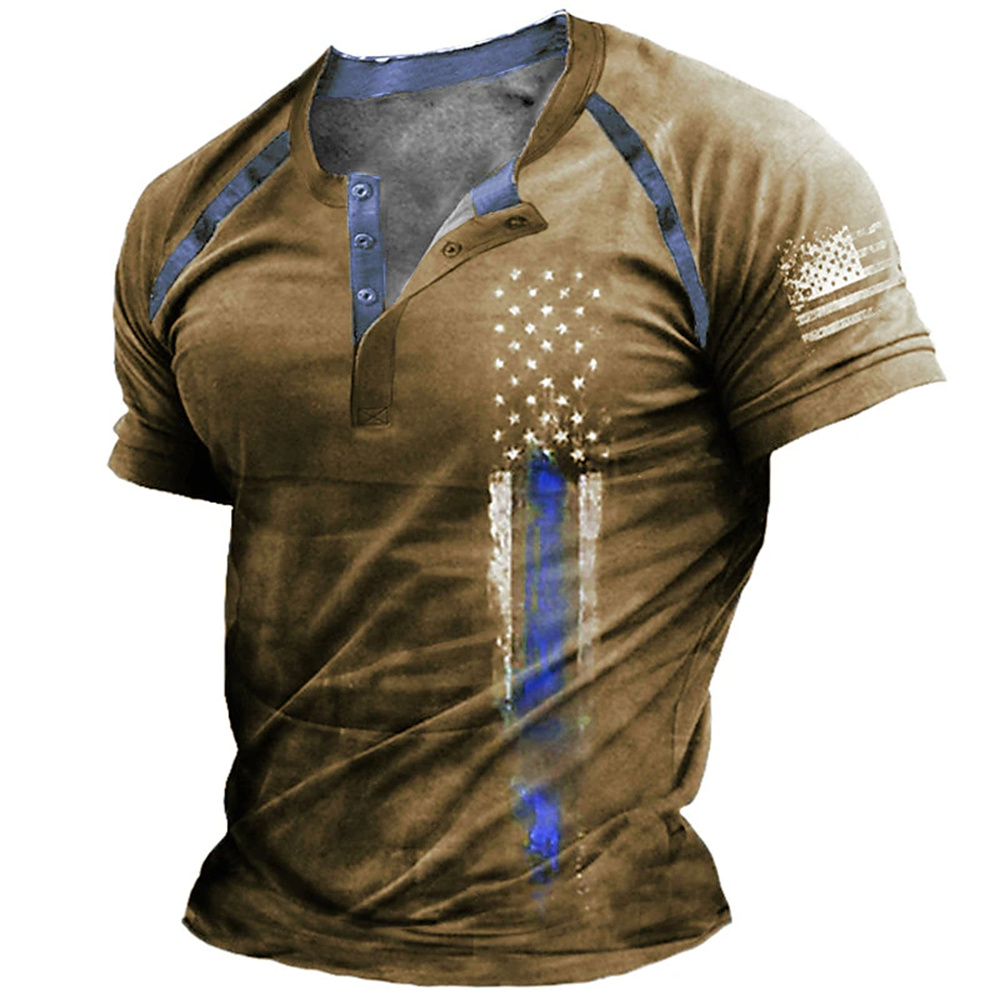 Funny 3D American Flag Print M - Vintage Fashion Jersey review and price
