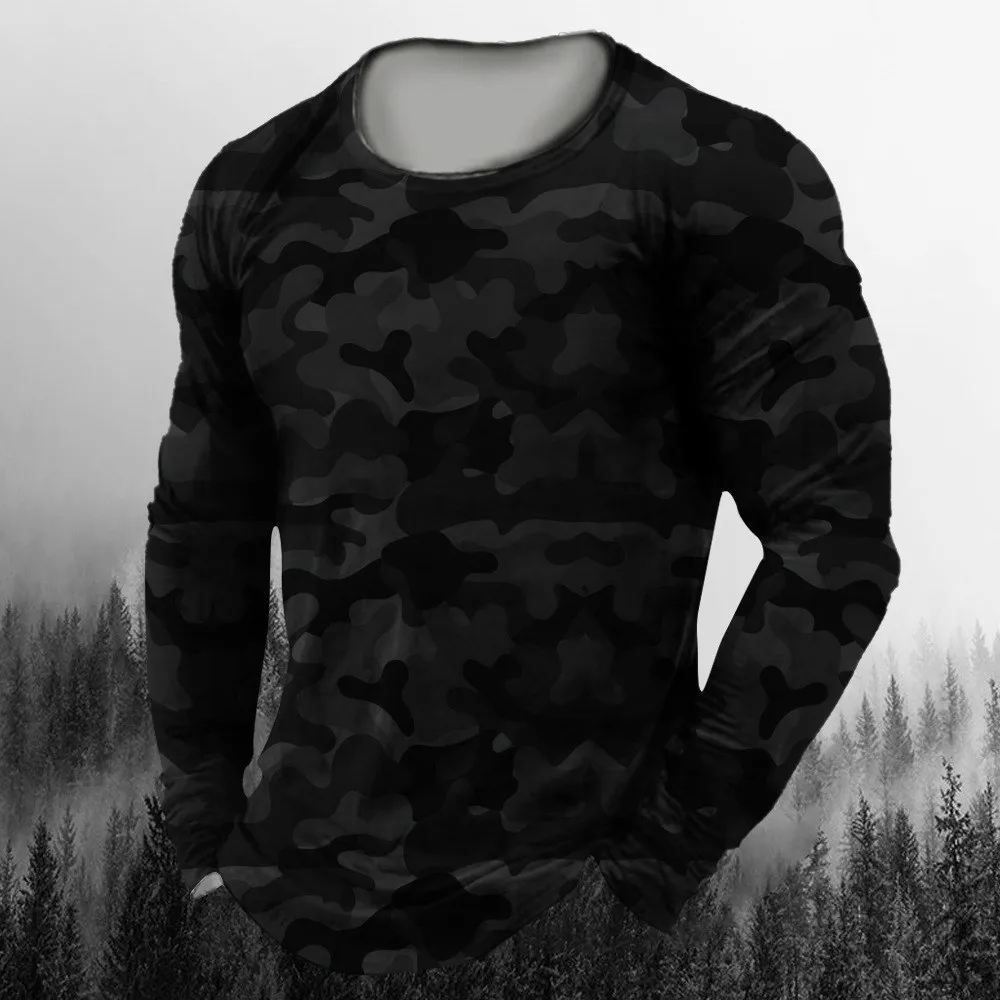 3D Printed Camouflage Long Sle - Vintage Fashion Jersey review and price