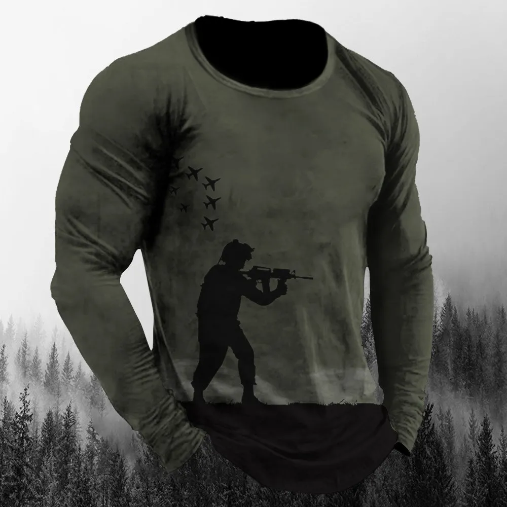 3D Printed Camouflage Long Sle - Vintage Fashion Jersey review and price