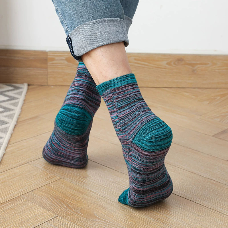 1/5 Pairs Man Colorful Toe Hap - Vintage Fashion Enthusiasts review and price