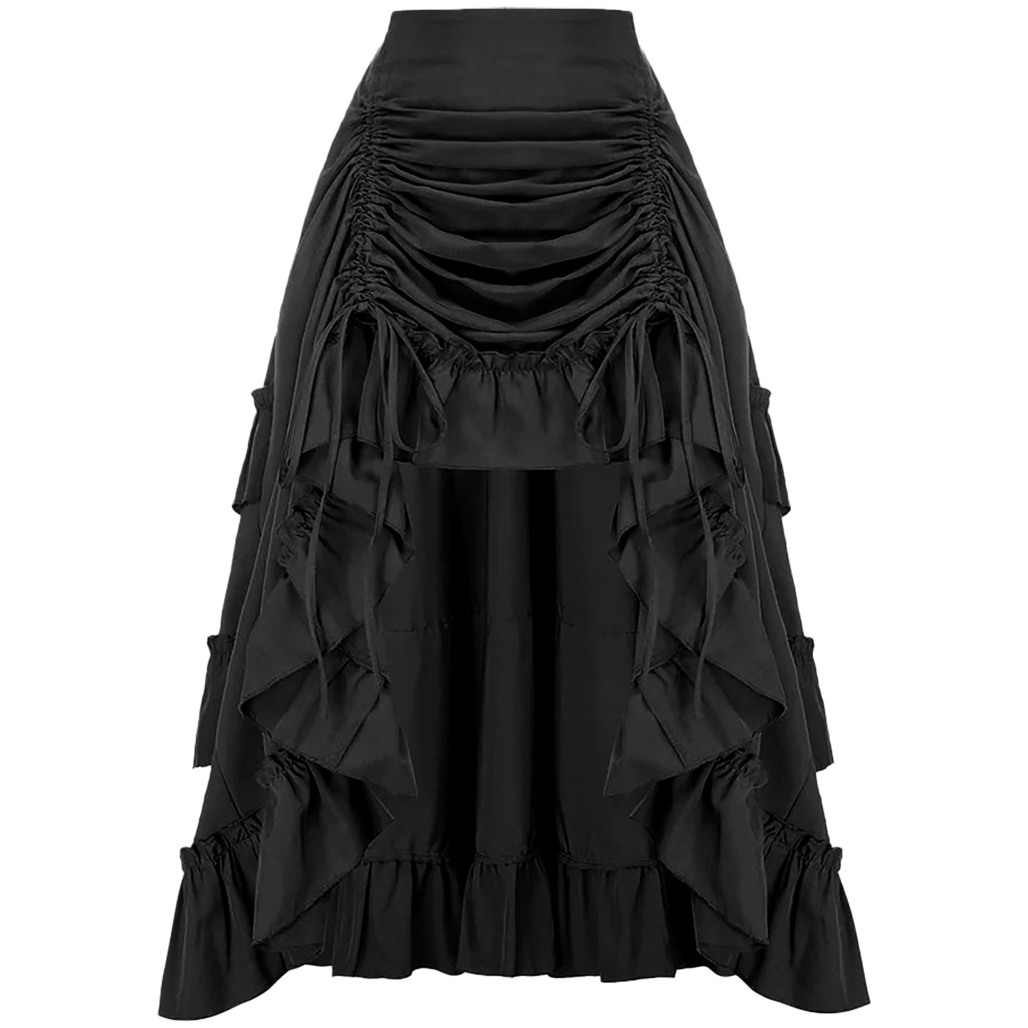 Ruffled High Waisted Long Vict - Vintage Fashion Stores review and price