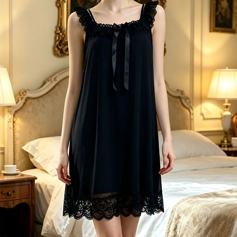 Women Sleeping Gown Sleeveless - Vintage Fashion Dresses review and price